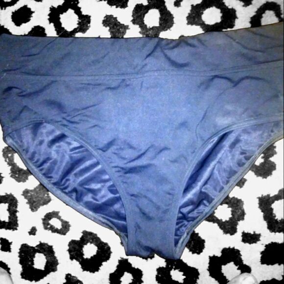 LANDS END BIKINI MID-RISE Swim Bottom 12 & ATTENTION (TOP ONLY) WOMEN'S LG - Picture 8 of 9